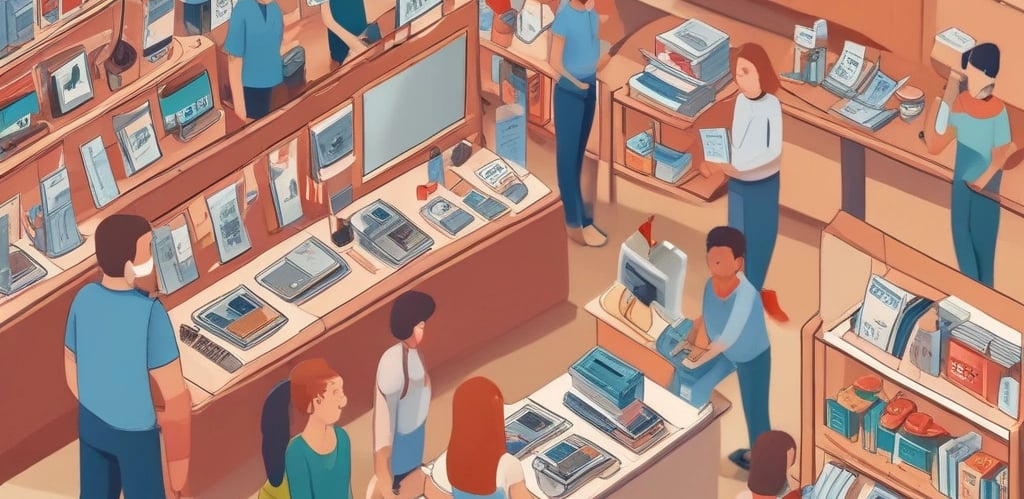 A vibrant image showcasing online payment solutions.