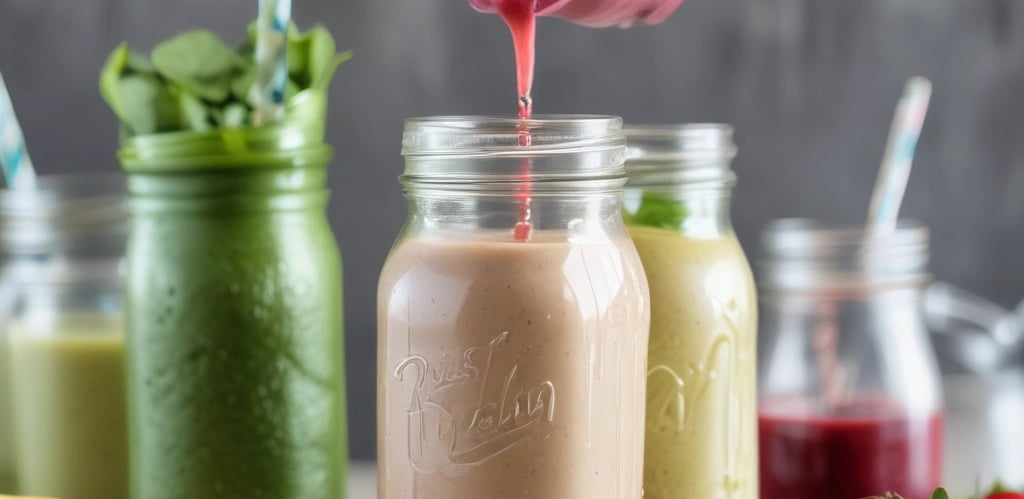 A kitchen scene with a blender, a red pot, and a metal bowl partially covered by a burlap cloth. There are shadow patterns cast on the burlap, creating an interplay of light and dark. A green cloth is casually draped over the counter.