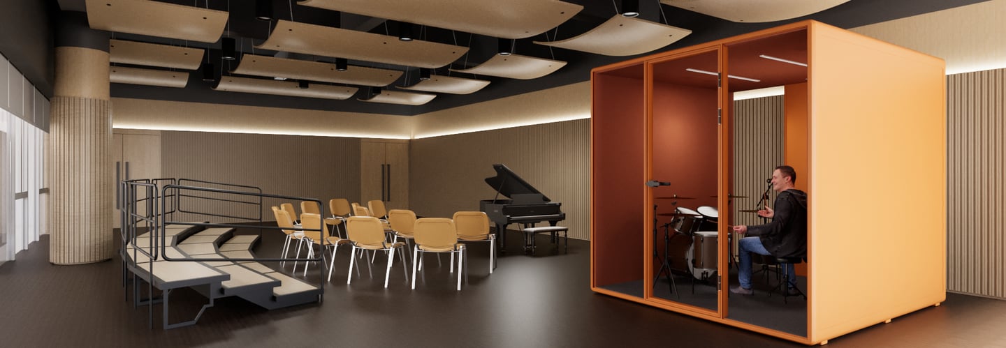 Premium office booth for 6–7 people with full sound insulation