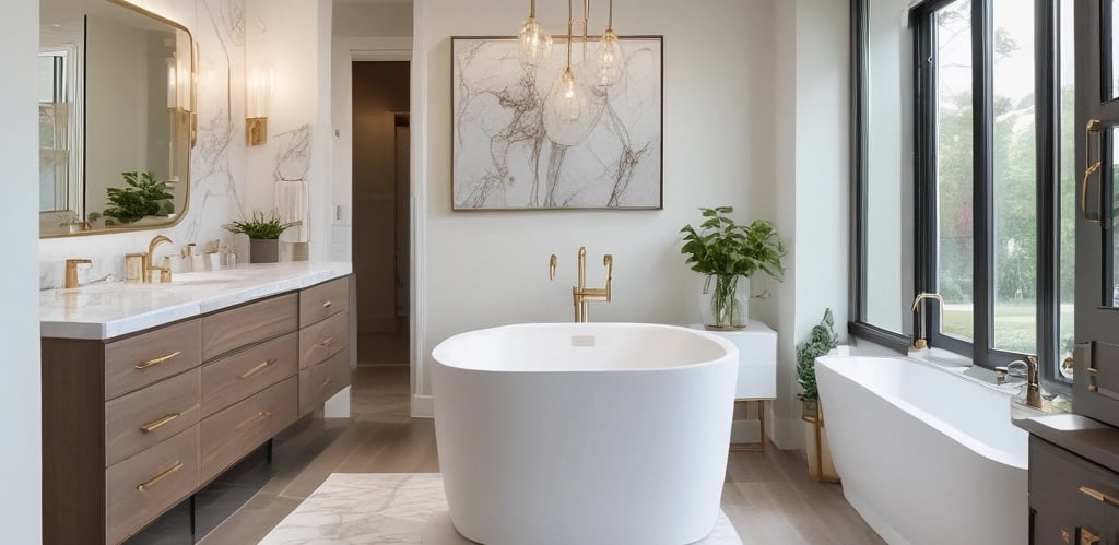 A modern architectural interior with large, curved glass panels and smooth, flowing walls. The design showcases a blend of metal, glass, and stone elements with natural light filtering through expansive windows. The space appears open and airy, with a focus on geometric and organic forms.