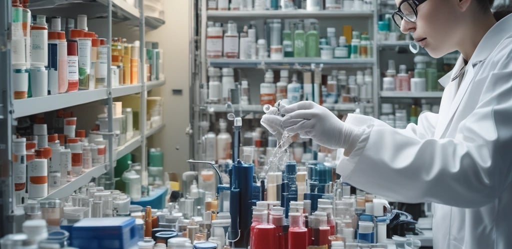 A diverse group of professionals discussing industrial materials in a modern office setting.