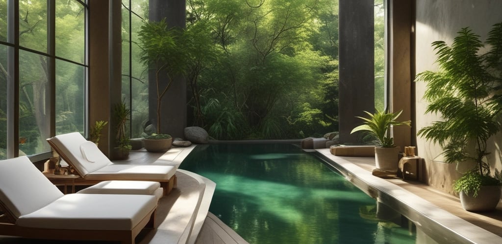 A serene spa environment showcasing relaxation and wellness.