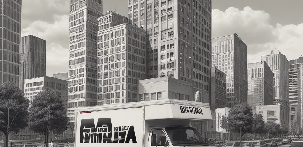 A large industrial storage yard filled with colorful shipping containers and trailers. The containers are stacked and aligned in rows, displaying various brand logos and colors. There are few vehicles parked nearby, and the area seems to be used for logistics or transportation purposes.