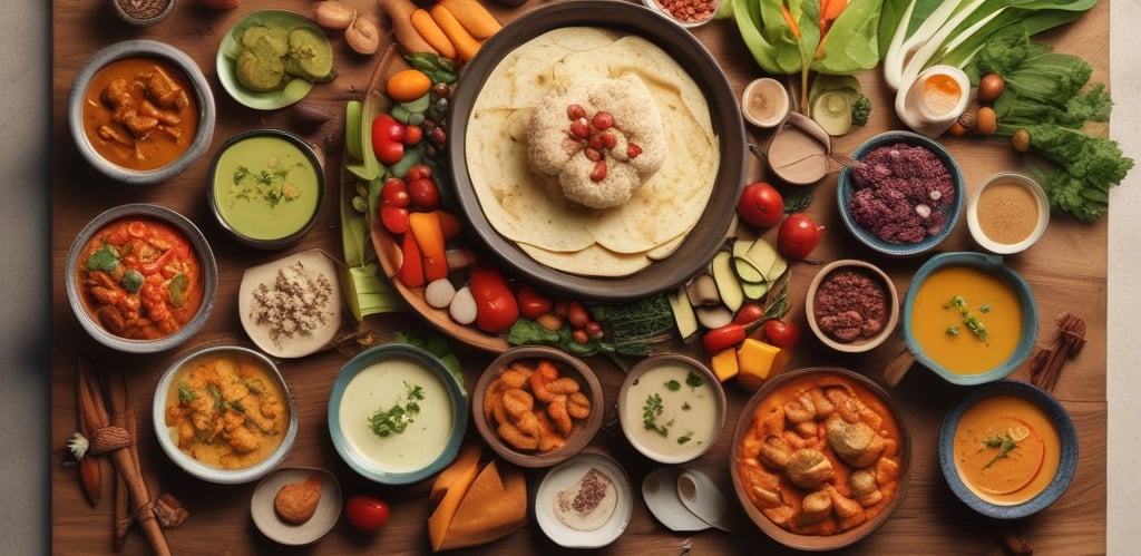A warm kitchen scene featuring the chef plating a vibrant, colorful dish under soft natural light.