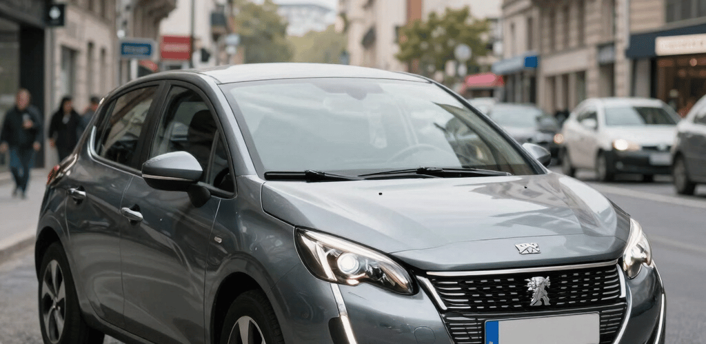 A warm, inviting driving school classroom with a female instructor smiling and engaging with diverse students.