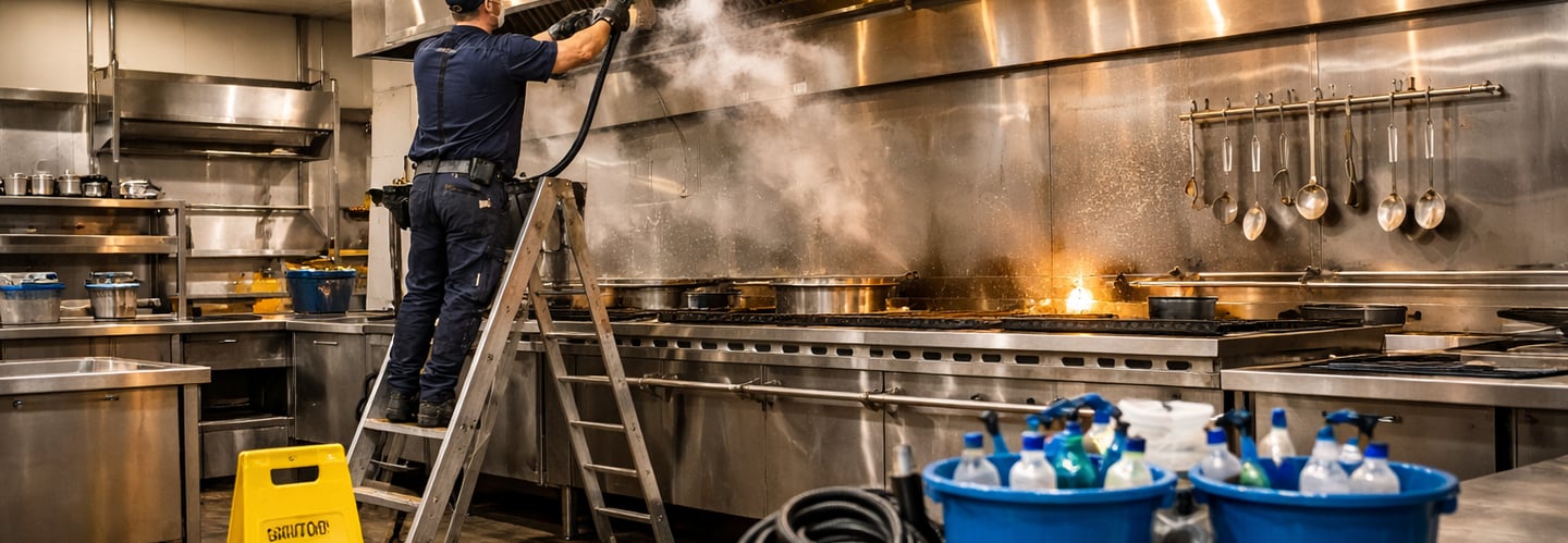 NFPA 96 compliant hood cleaning service