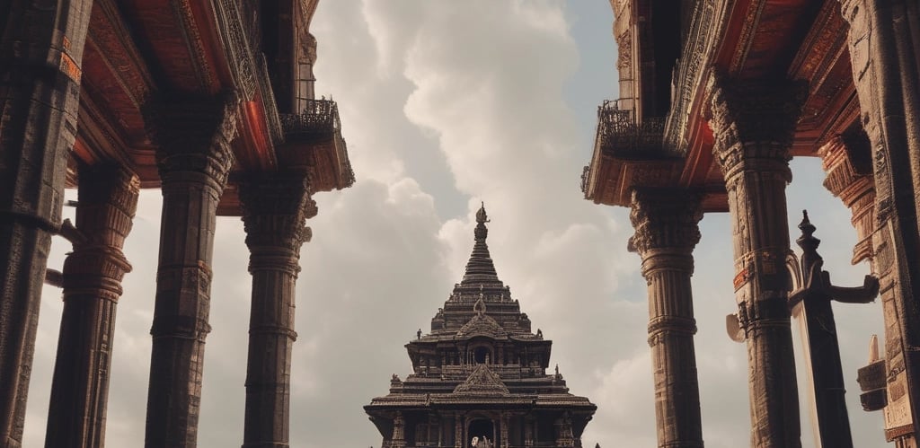 Tour bus parked near a scenic route in Chhattisgarh with happy travelers.