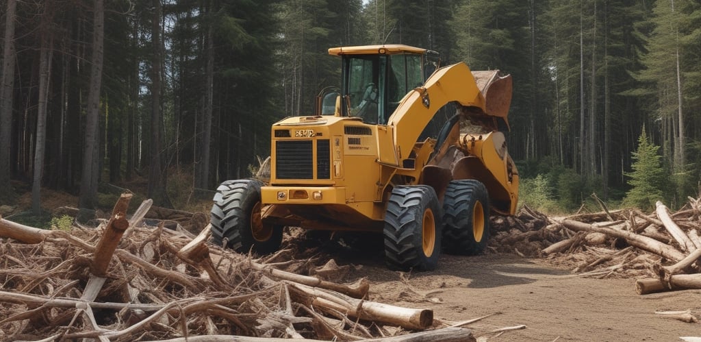 Photo of a Caterpillar Track Hoe digging out a lake.