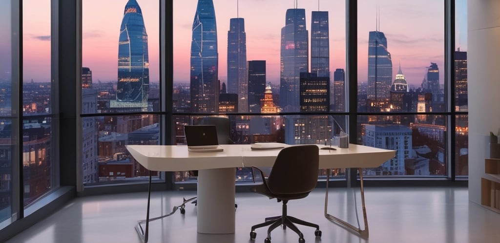 A warm photo of aura ai’s Cambridge team brainstorming over laptops in a cozy office.
