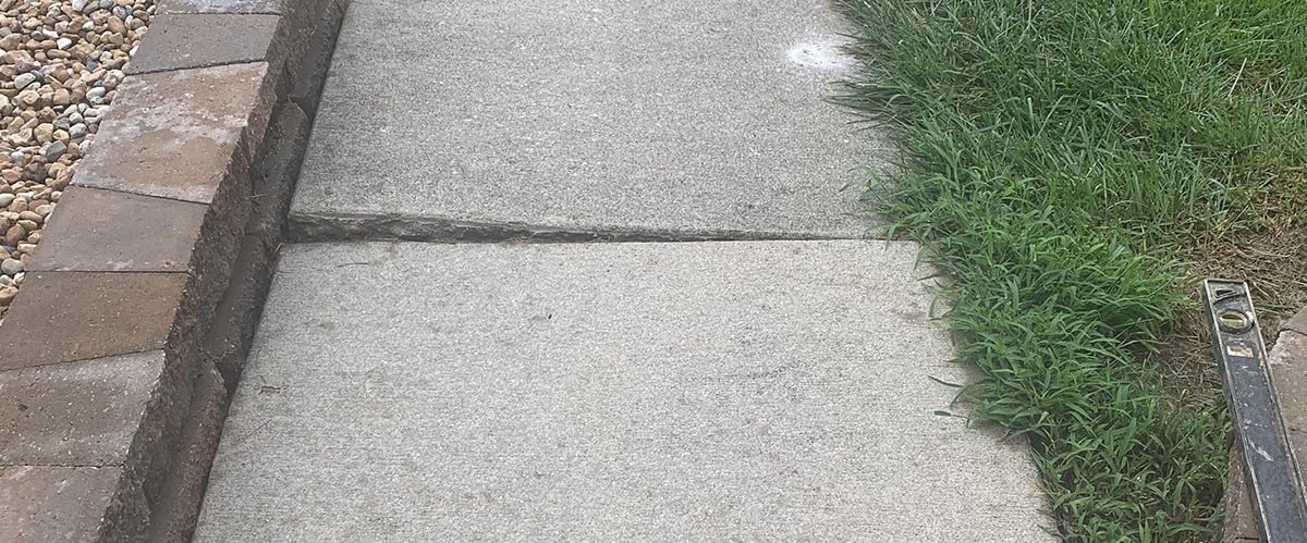 concrete and sidewalk leveling