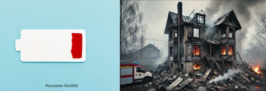 ausgebrannt oder AKKu leer