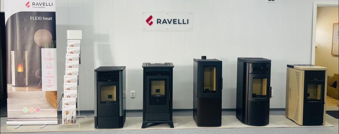 Granulinės krosnelės Ravelli