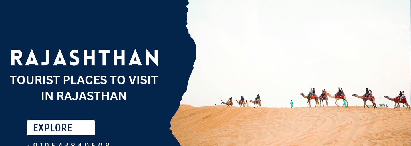 a group of people riding camels in the desert