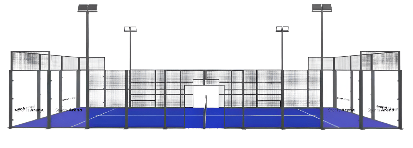 Padel sport, Padel court
