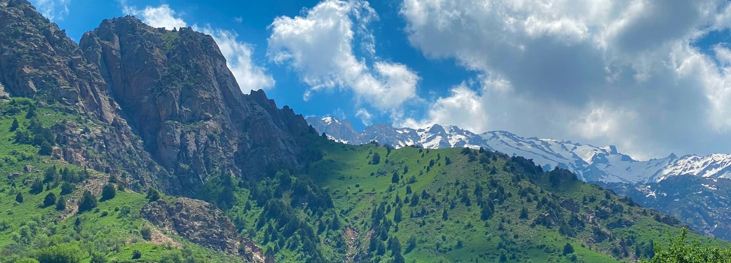 Chimgan Mountains in Tashkent