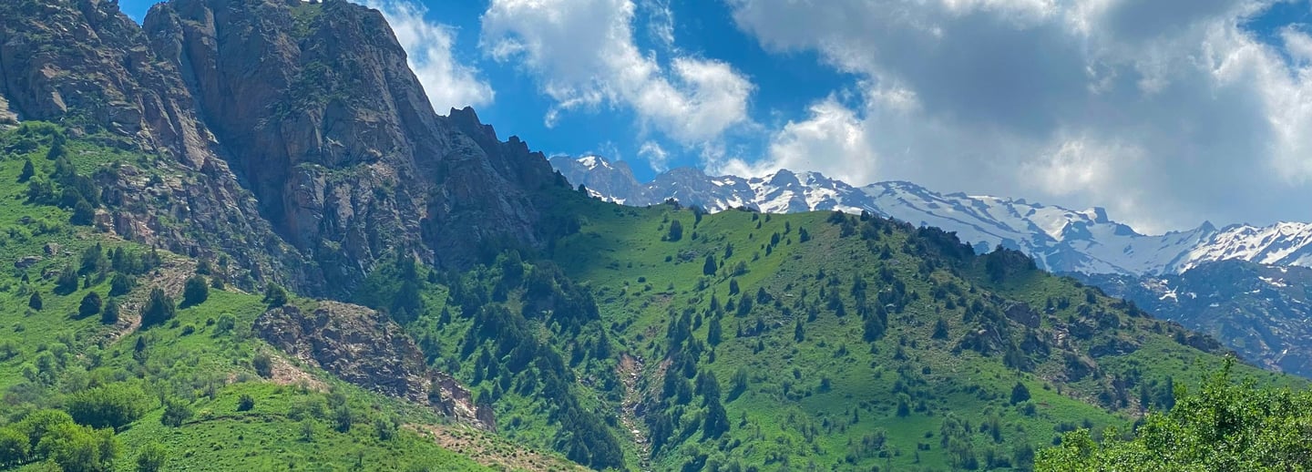 Chimgan Mountains in Tashkent
