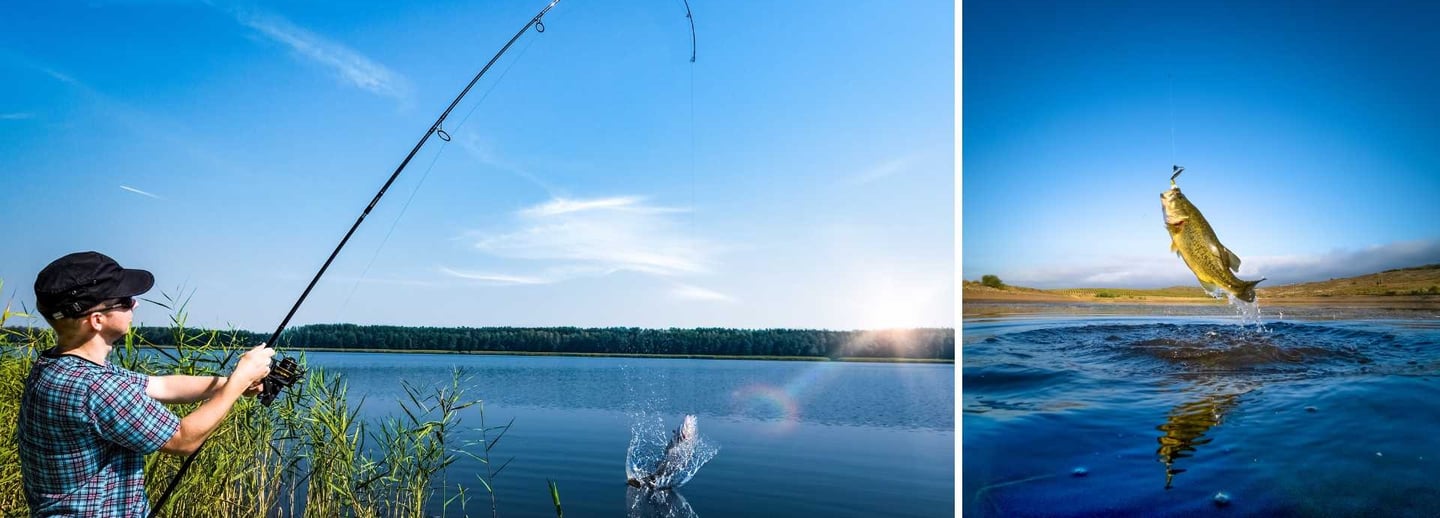 A man Fishing in Melbourne Rivers