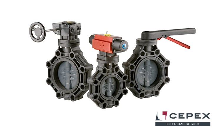 PVC Cepex ball valve used in irrigation system 