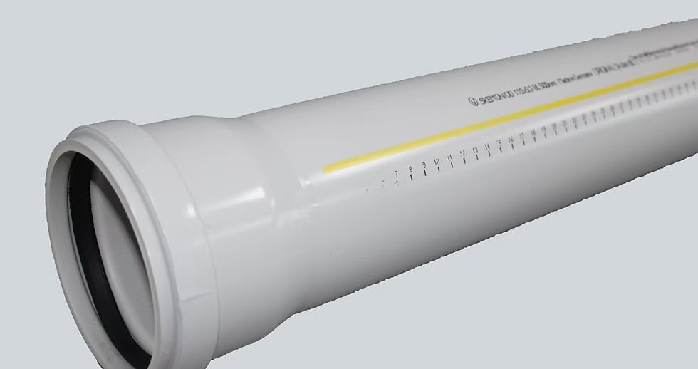 Skolan soundproof drainage pipes installation in modern building 