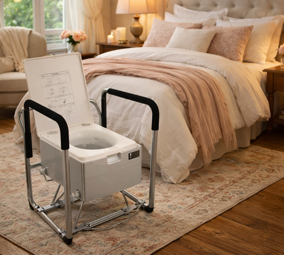 Bedside Commode next to bed