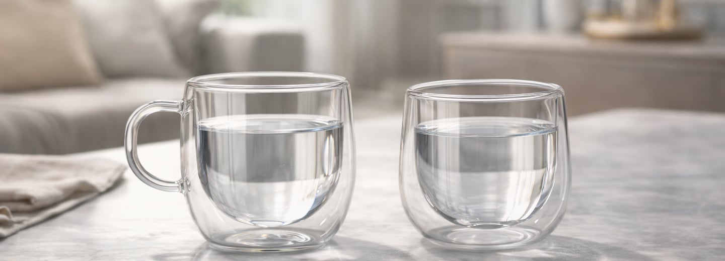 Standard Double Wall Glassware Wholesale in China