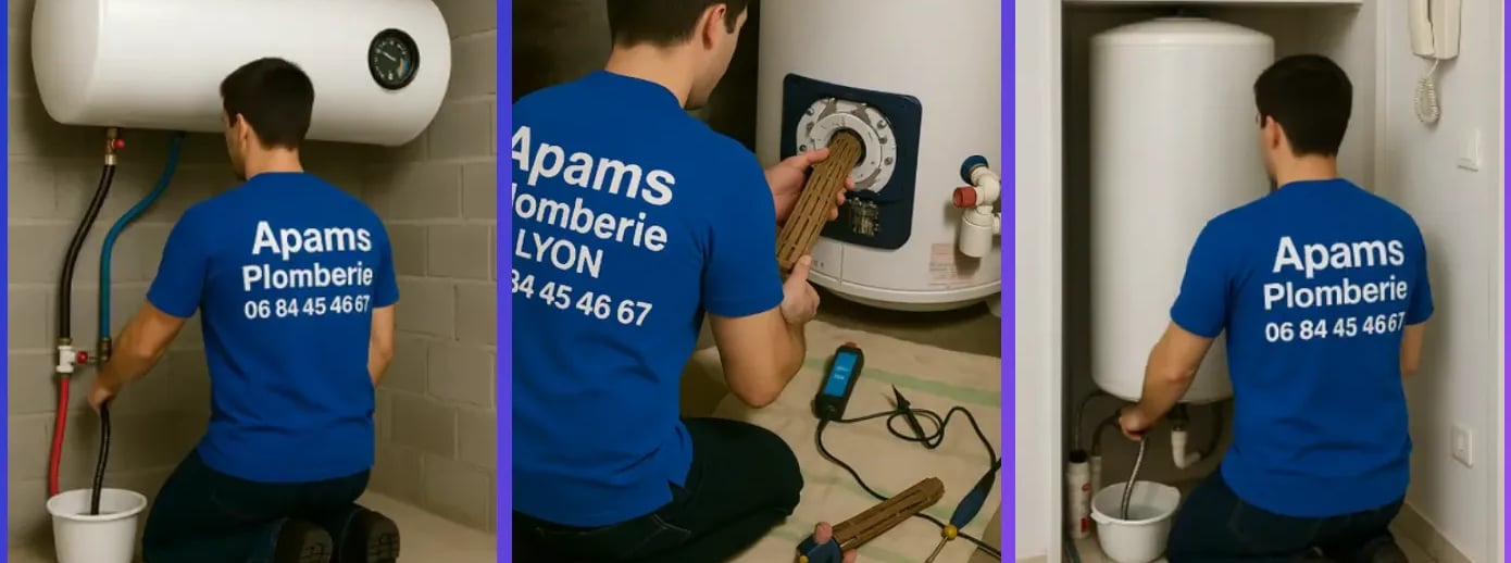Assistance reparation panne chauffe eau lyon 3 marque Atlantic Thermor lyon 69003