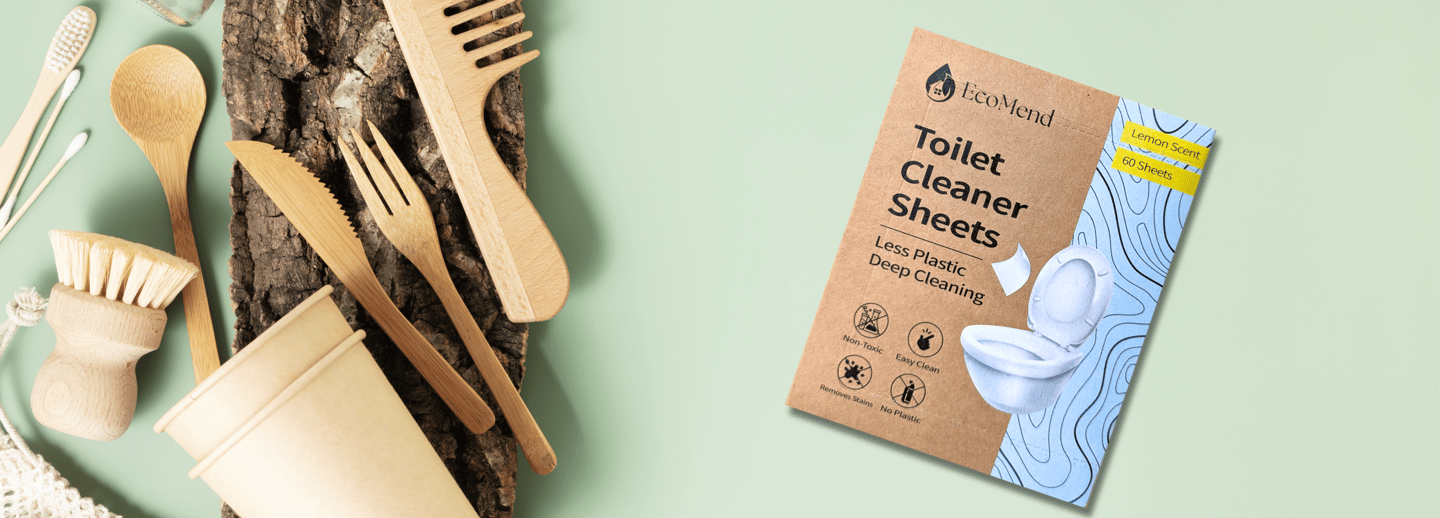 eco friendly household cleaning plastic free products with ecomend toilet cleaner sheets