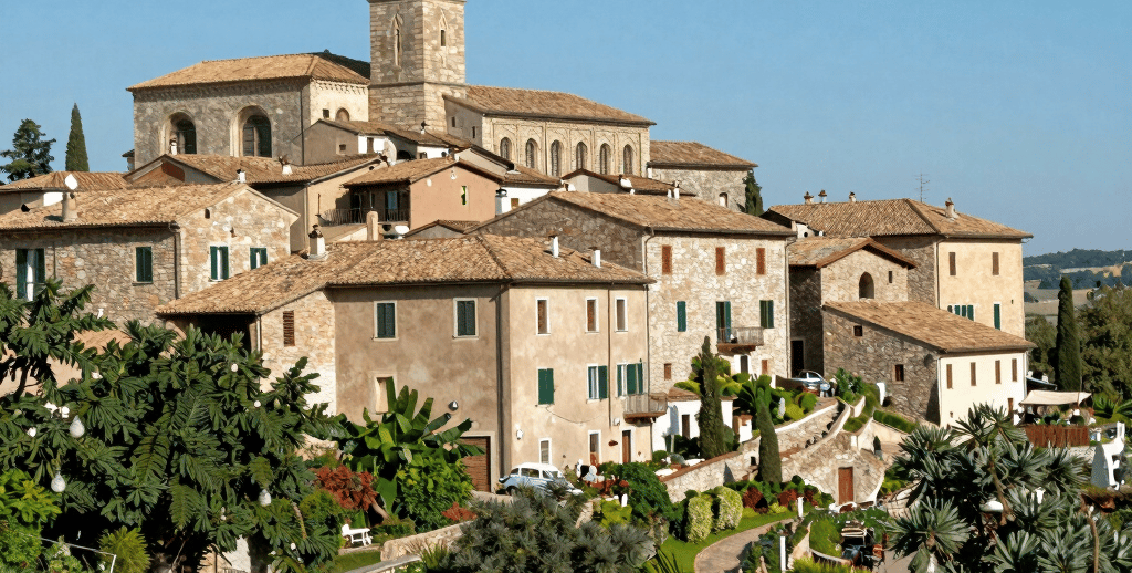 Imagem de uma Vila na Itália