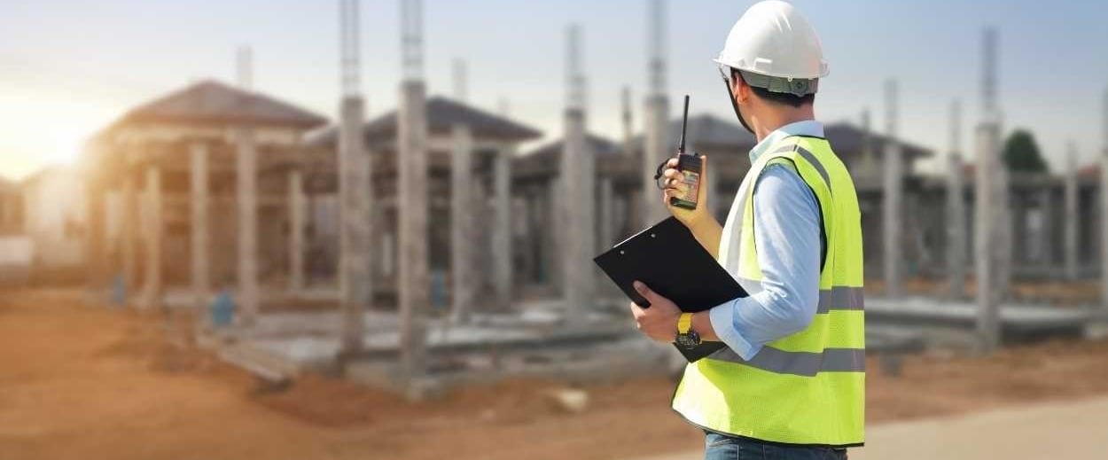 Worker on Construction Site