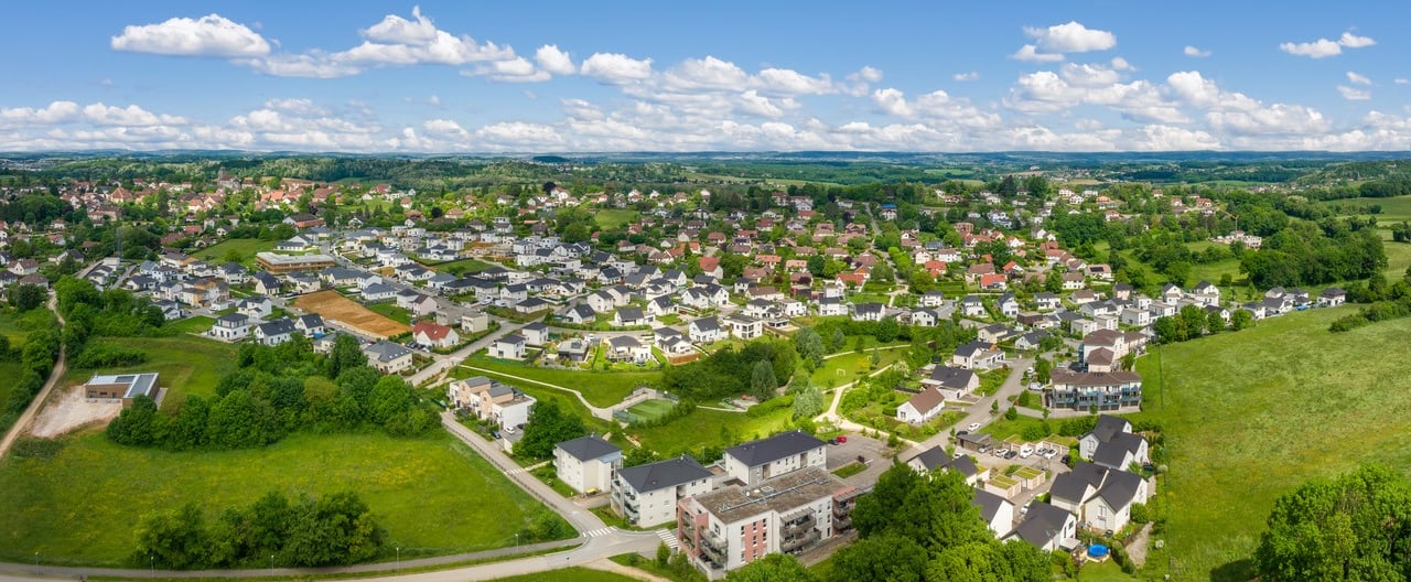 Serre Les Sapins vue du ciel