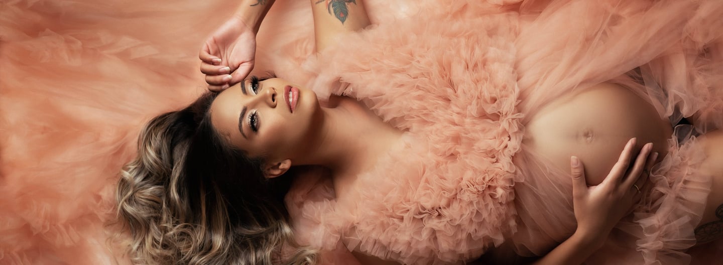 enceinte et épanouie