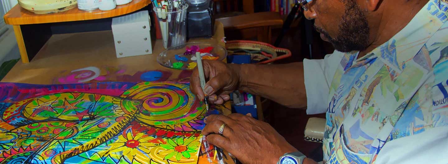 Gallery of Lovely Things image of Charles Bibbs painting