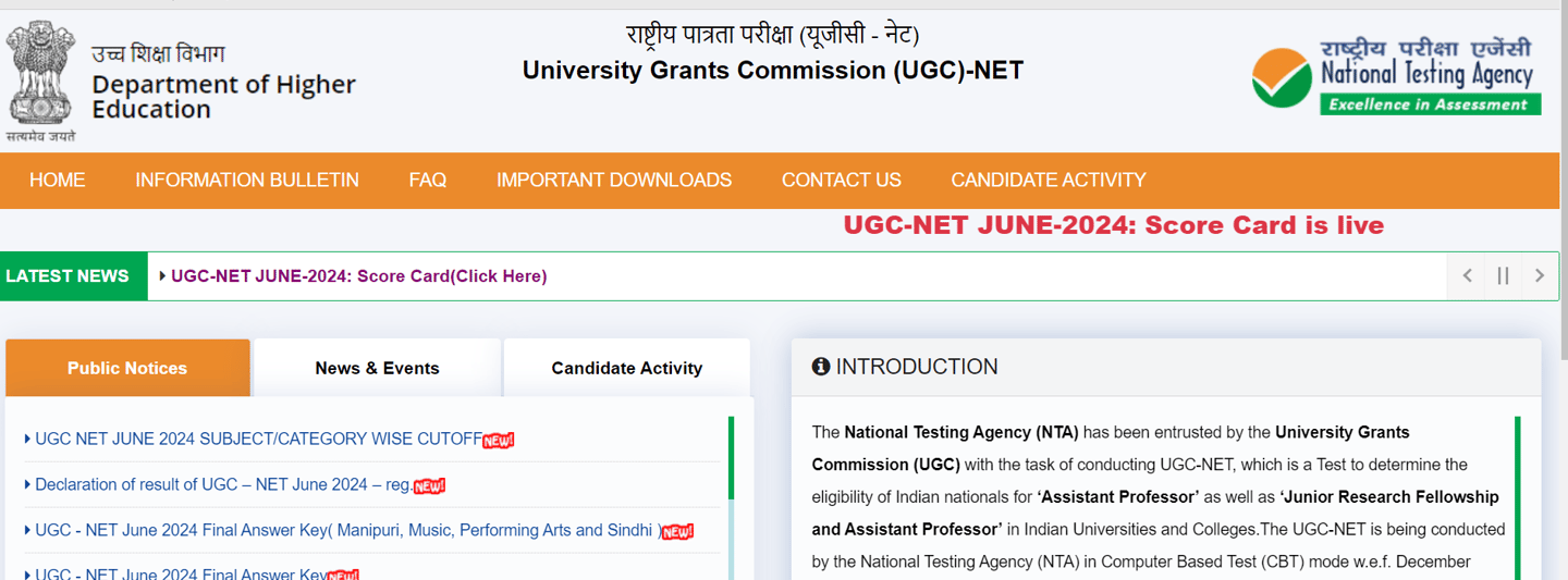 UGC NET Results OUT