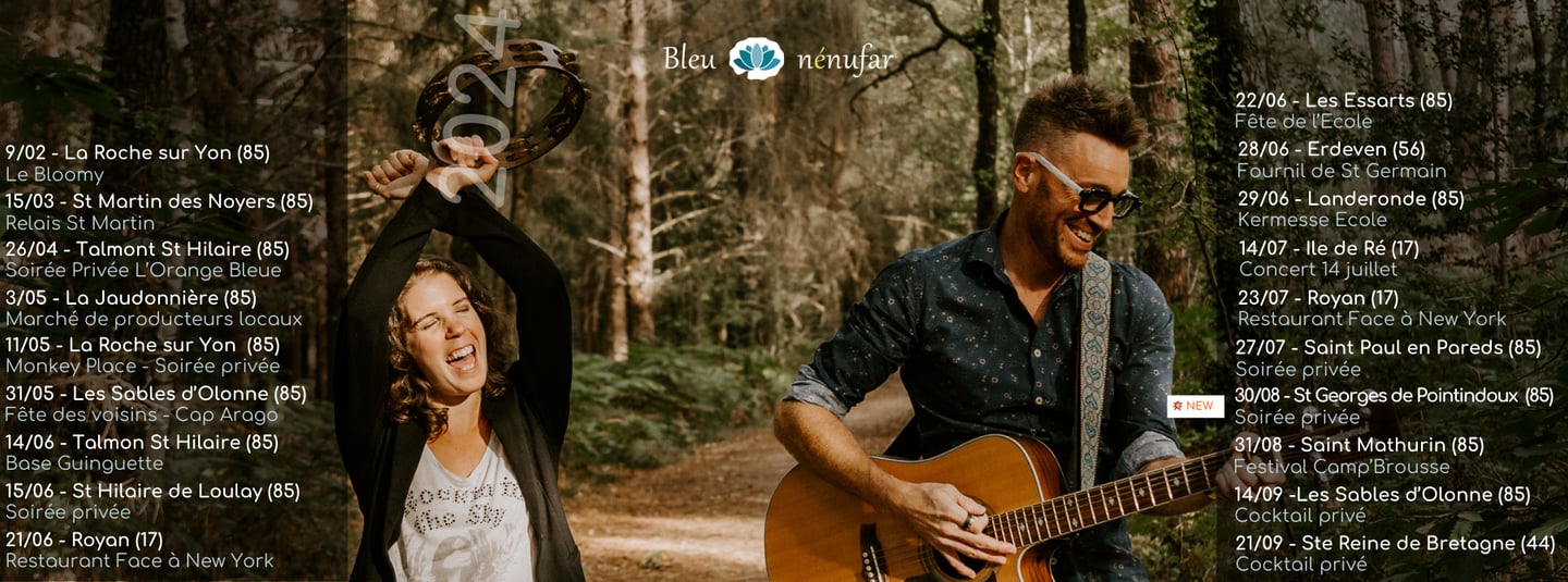 Liste des concerts de Bleu Nénufar en 2024