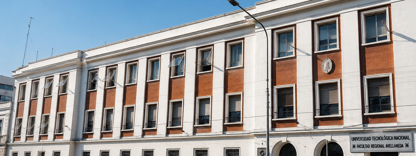 Edificio histórico de la Universidad Tecnológica Nacional. UTN Avellaneda