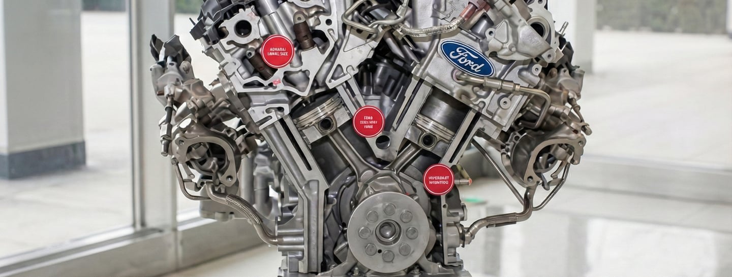 Tested Ford Engine ready to be shipped at YND Autoparts USA