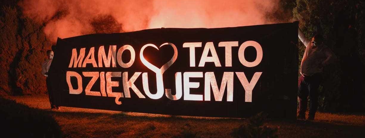 kreatywne podziękowania dla rodziców efekt wowo mamo tato dziękujemy