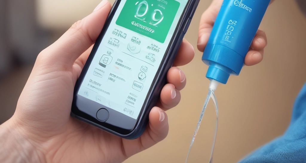 a person holding a cell phone in their hand