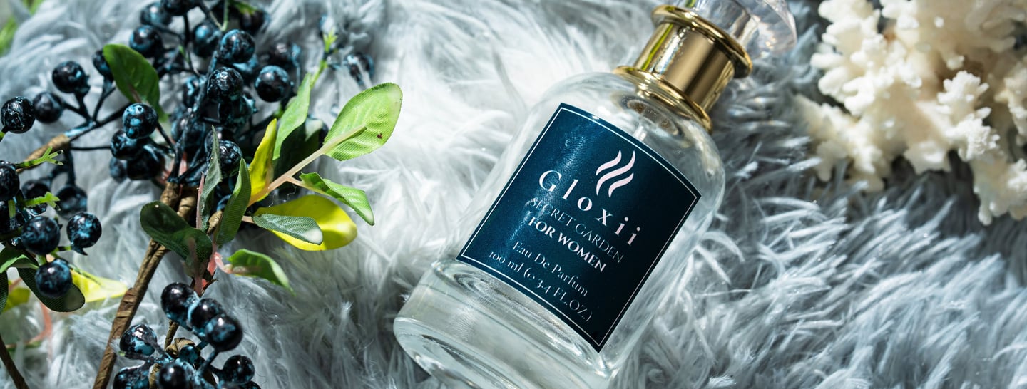 SECRET GARDEN by Gloxii luxury floral fragrance product image.”
