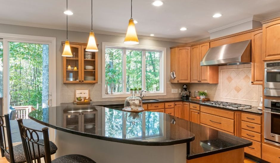 Picture of a clean kitchen