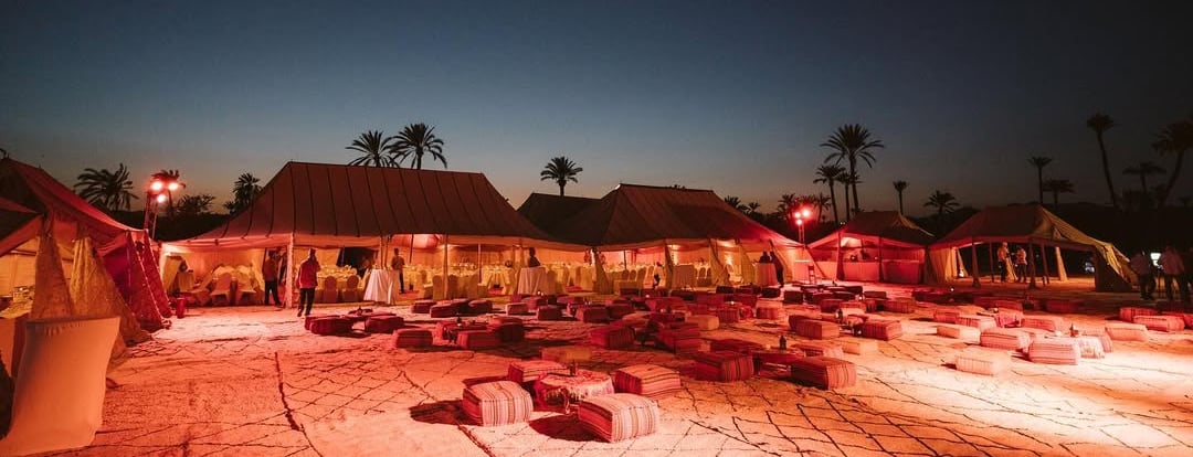 Gala dinner Marrakech Palm grove