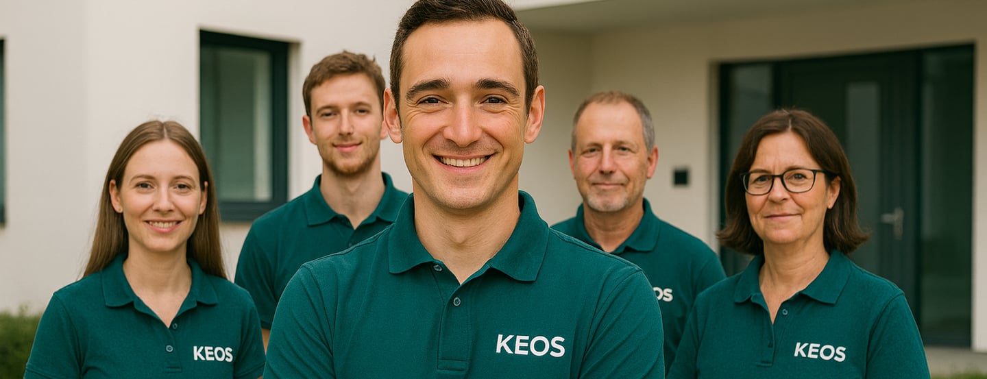 a group of people standing in front of a building