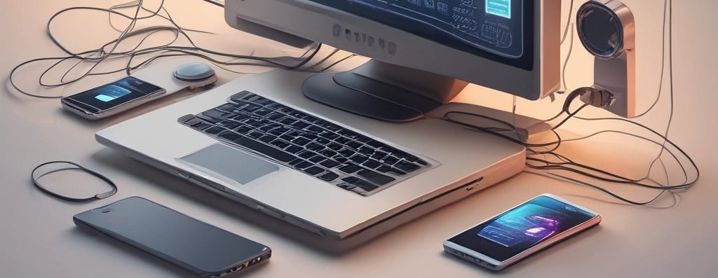 MacBook Pro on white surface