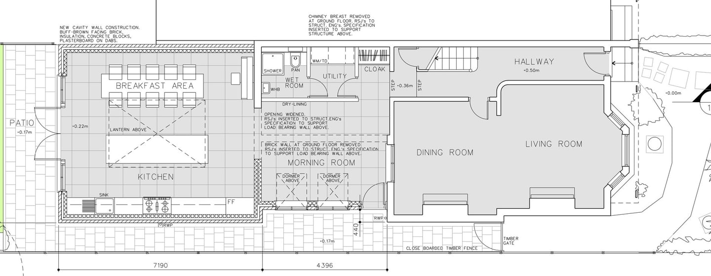 Locally listed house proposed plan