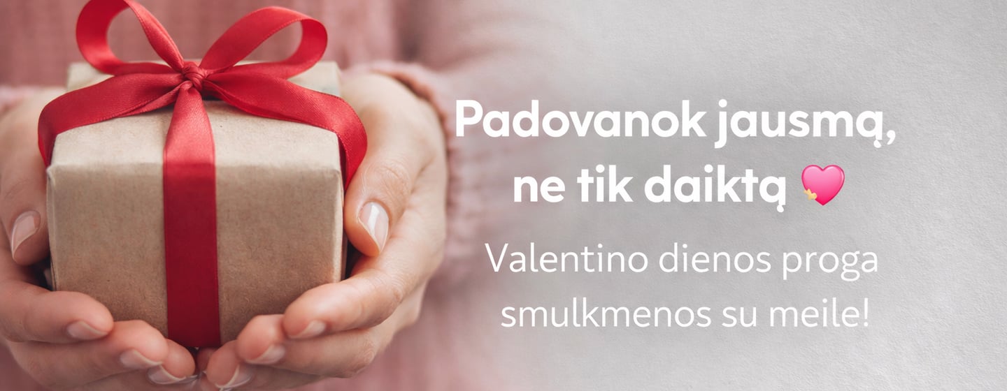 Alt tekstas: Valentino dienos dovanos – romantiškos dovanos jam ir jai