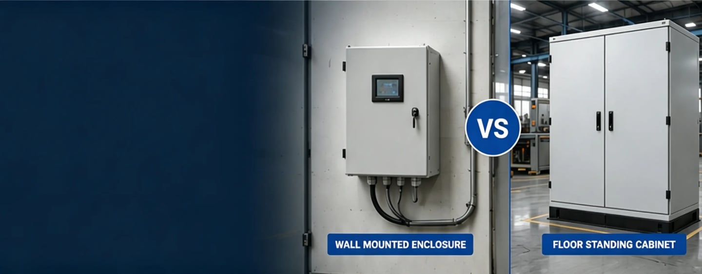 Wall Mounted vs Floor Standing Cabinets