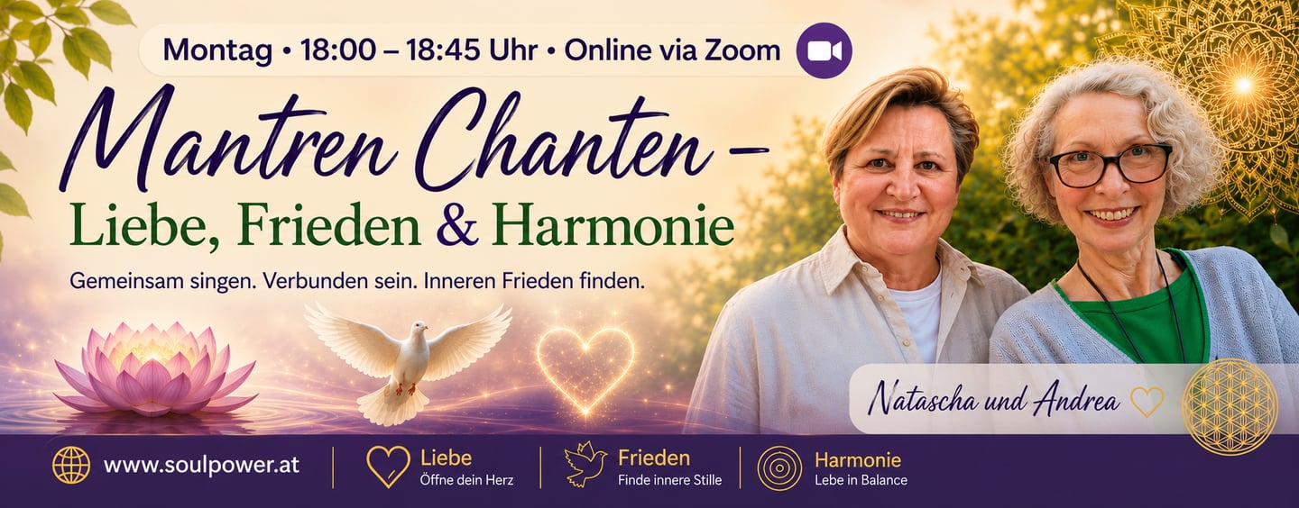 Liebe, Frieden und Harmonie Mantra chanten