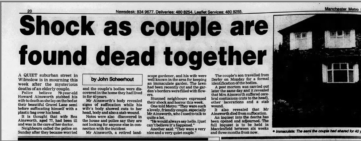 Wilmslow murders