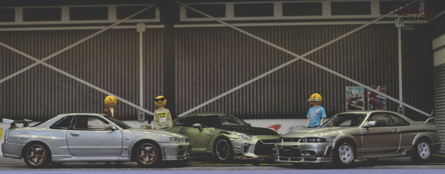 Inno64 R34 Skyline, Nismo 400R & Top Secret R35