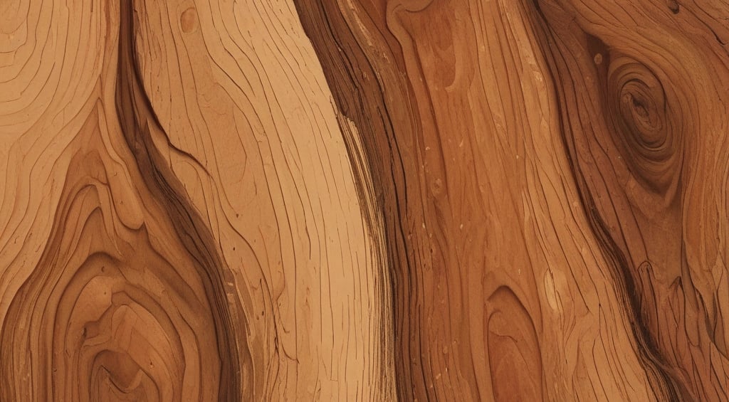 a close up of a tree trunk with peeling paint